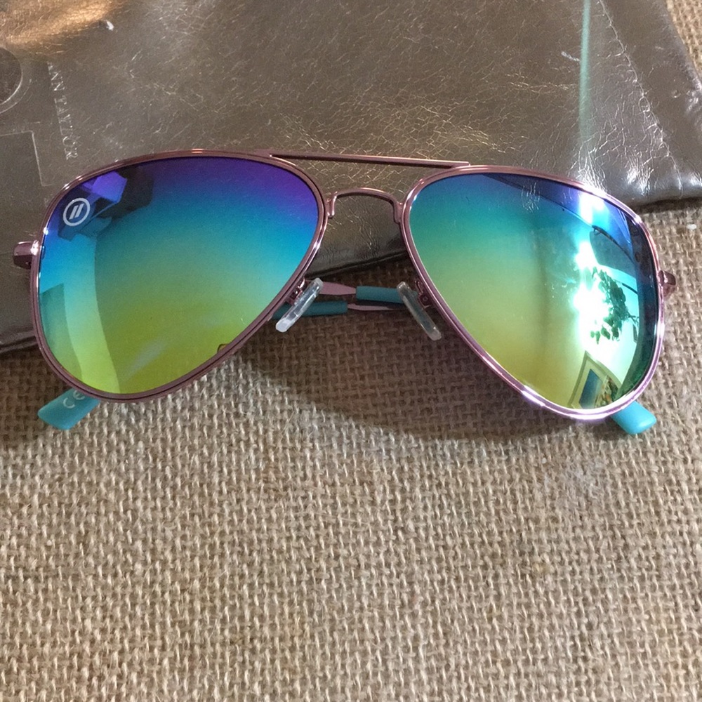 Blender sunglasses, like new! Rainbow aviators